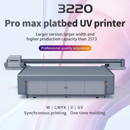 All-in-One Digital UV Flatbed Inkjet Printer 3220 for Large Format Printing
