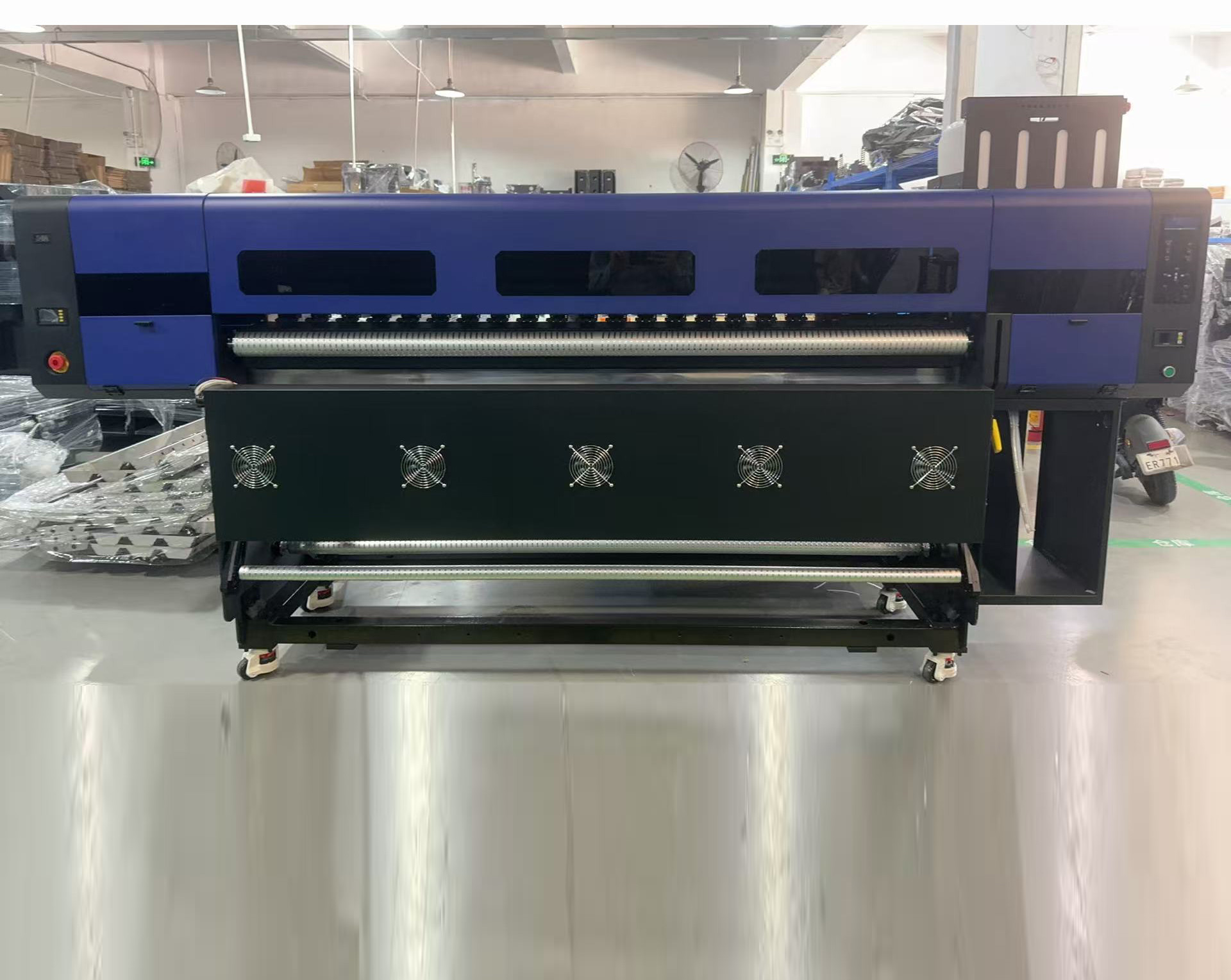 Printer Head Guid Rails Fully Sealed Automatic Moisture Retention Digital Textile Printer With ...