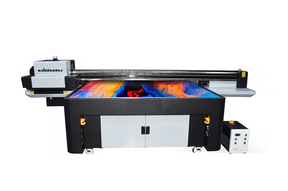 Precision Ribbon Printer LED UV Ink Printing Double White Color Light Oil Mode 1800x1000mm Print Dimension