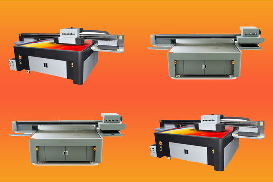 Dual Nozzle LED UV Flatbed Printer For Rigid Flexible Materials At 1440dpi Resolution With USB 3.0 Interface