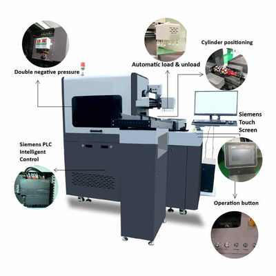 UV Flatbed Printer With Continuous Ink Supply System 1812*660*10-270mm Printing Length