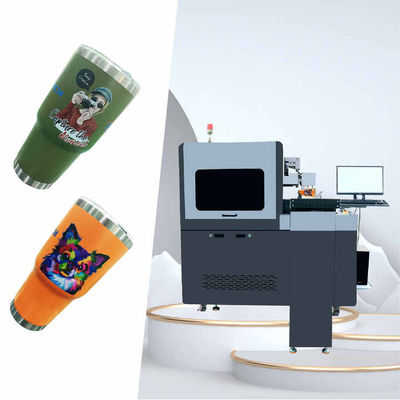 Full Color Multi Purpose Cylinder UV Inkjet Printer With USB Ethernet