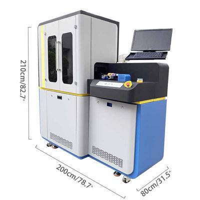 40-120mm Diameter UV Inkjet Printing Machine With Touch Screen And USB 3.0
