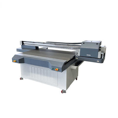 Resolution UV Inkjet Rigid And Flexible Materials Flatbed Printer With Steel Frame Structure