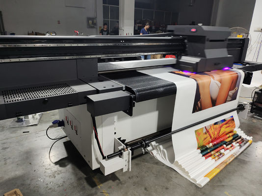 4.5 X 2.5 X 1.8 Meter Automatic Inkjet Roll To Roll Printer With Windows System