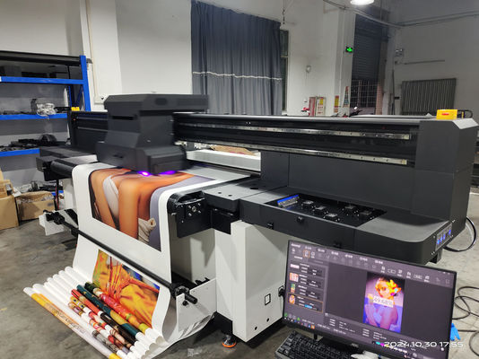 1.8m CMYK / White Roll To Roll Printer With High Resolution