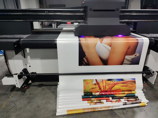 High Resolution CMYK Multicolor Roll To Roll Printer