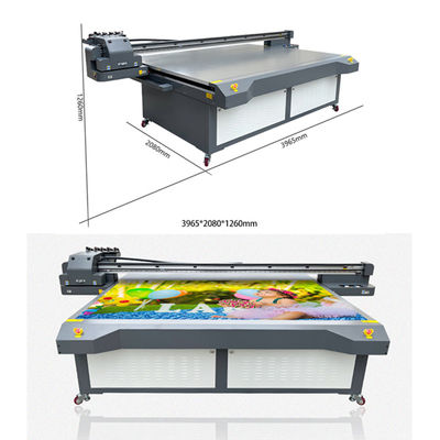 UV LED Printer for Industrial Direct Flat Panel Printing with Variable Dot Printing