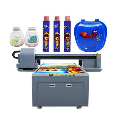 Steel Frame Structure Cylinder UV Printer Powered By XAAR 1201 Nozzle For Consistent Results