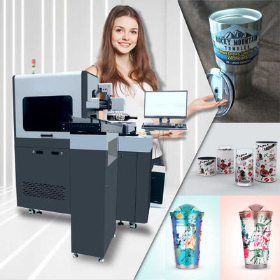 Customizable Printing Length 10-270mm Cylinder UV Printer For Cylindrical Objects Up To 300mm Diameter And 600mm Length