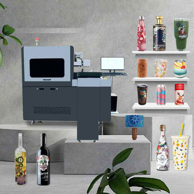 1812mm* 660mm *1820mm Cylinder UV Printer Multi Color Capability For Windows 7/8/10 Operating System