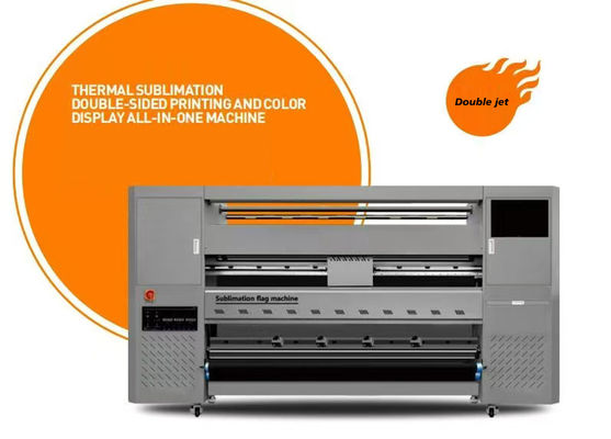 8 Color Flag Printer With Epson I3200 Printhead Capable Of Handling 12 Inch Maximum Winding