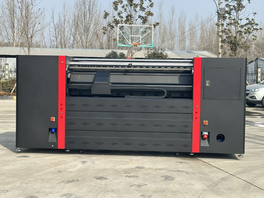 3L Ink Volume 4/8 Color Sublimation Flag Printer With 380V Color Fixing Box And I3200-A1 Head
