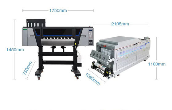 5 Color Automatic Capping UV DTF Printer With Pre And Post Media Heaters For UV DTF AB Film