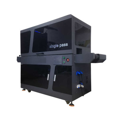 Single Pass UV Printing Technology Printer For Glass Transfer Stickers On Glass Cups Print Medium Height Range 0-10cm