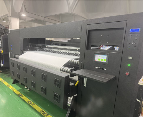 Rubber Roller Transmission Mode Digital Textile Printer 3520*1065*1680mm With High Precision VSD Variable Point Technology