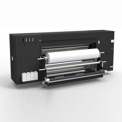 8 Nozzles 3520*1065*1680mm Digital Textile Printer With Rubber Roller Transmission Mode