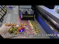 4130mm x 2000mm UV Printer Rich G5 Nozzle with Customizable Dimension and UV LED Printing Technology