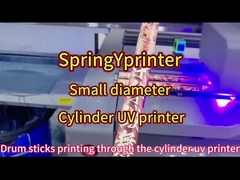 Customized Cylinder UV Printer Large Format Cylindrical Screen Printing Machine
